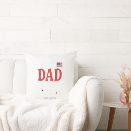 This Dad is a Veteran Pillow – Heartfelt Gift Kussen