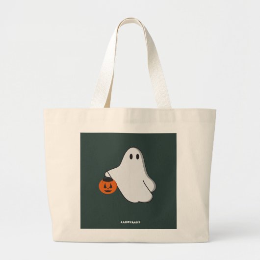 This design is perfect for Halloween lovers Grote Tote Bag (Voorkant)