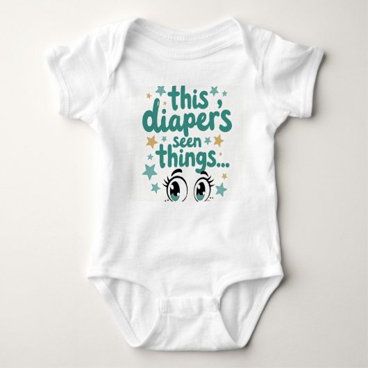 This Diaper's Seen Things... Romper (Voorkant)