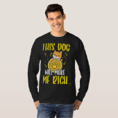This Dog will Make You Rich Cryptocurrency Crypto  T-shirt (Voorkant volledig)