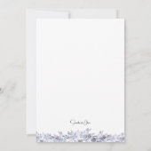 This elegant wedding anniversary Photo invitation  Kaart (Achterkant)