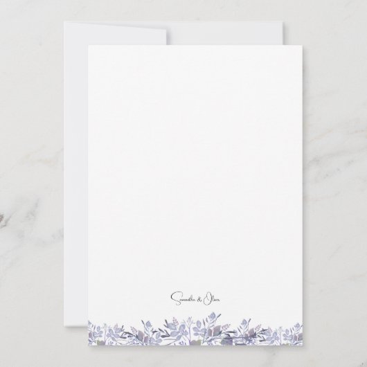 This elegant wedding anniversary Photo invitation  Kaart (Achterkant)