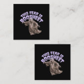 This Fear Is Boosheet beroemd gemaakt door Funny H Vierkante Visitekaartje (Voorkant / Achterkant)