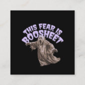 This Fear Is Boosheet beroemd gemaakt door Funny H Vierkante Visitekaartje (Achterkant)