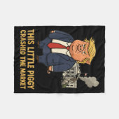 This Ggy Crashed The Market Funny Quote  Fleece Deken (Voorkant (Horizontaal))