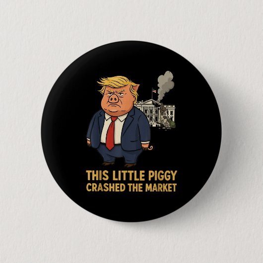 This Ggy Crashed The Market Funny Quote  Ronde Button 5,7 Cm (Voorkant)