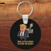 This Ggy Crashed The Market Funny Quote Sleutelhanger (Voorkant)