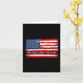 This Ggy Won't Be Quiet Funny Flag Kaart (Gele Bloem)