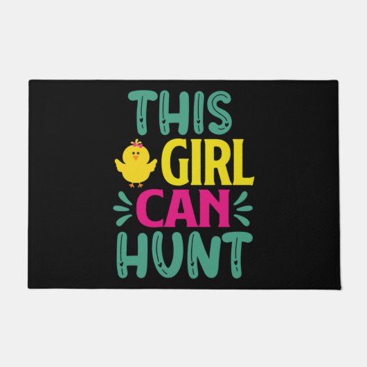 This Girl Can Hunt Essential Deurmat (Voorkant)