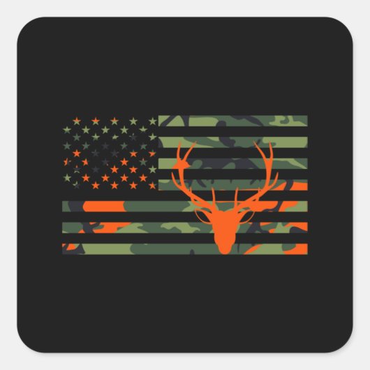 This Girl Can Hunt Essential Vierkante Sticker (Voorkant)