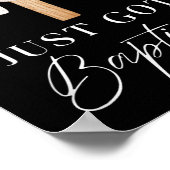 This Girl Got Baptized Christian Baptism I Decided Poster (Hoek)