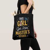 This Girl Got Her Masters Degree Graduation 2026 Tote Bag (Dichtbij)
