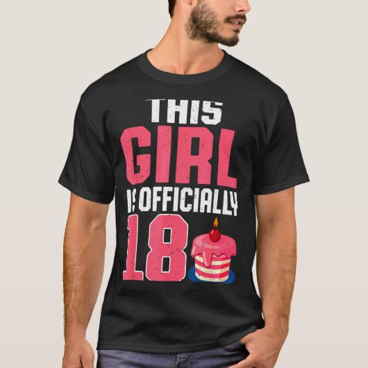 This Girl Is Ly 18 Years Old 18th Birthday Party  T-shirt (Voorkant)