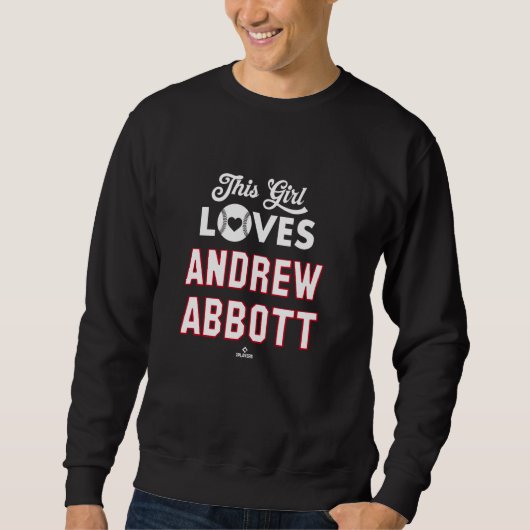 This Girl Loves Andrew Abbott Cincinnati Baseball  Trui (Voorkant)