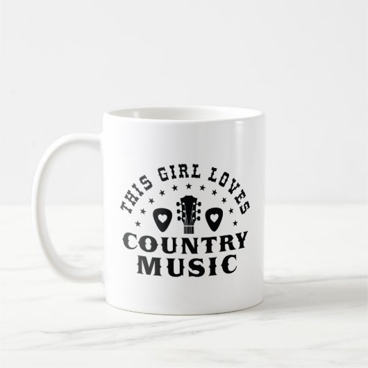 This Girl Loves Country Music Koffiemok (Links)