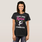 This Girl Loves Gymnastics T-shirt (Voorkant volledig)