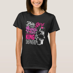 This Girl Loves Her King Shepherd Herding Dog T-shirt
