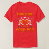 This Girl Loves Her Yorkipoo Dog Funny Halloween C T-shirt (Design voorkant)