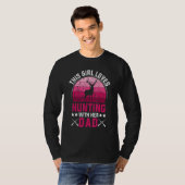 This Girl Loves Hunting With Her Dad T-shirt (Voorkant volledig)