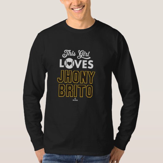 This Girl Loves Jhony Brito San Diego Baseball MLB T-shirt (Voorkant)