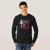 This Girl runs on Jesus and Ballet Dancing Ballet  T-shirt (Voorkant volledig)