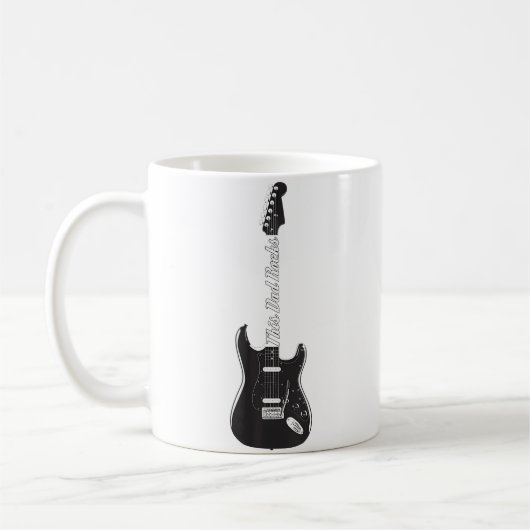 This Guitar Dad Rocks Music Fathers Day Gift Koffiemok (Links)