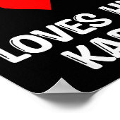 This Guy Loves His Karen Girlfriend Wife Valentine Poster (Hoek)