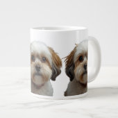 This Home is Powered by Dog Hair Funny Mug Grote Koffiekop (Voorkant rechts)