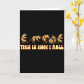 This How I Roll Groundhog Day For Men Women  Kaart (Gele Bloem)