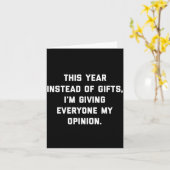 This Instead Of Giving Everyone My Onion  Kaart (Gele Bloem)