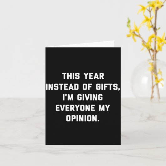 This Instead Of Giving Everyone My Onion  Kaart (Gele Bloem)