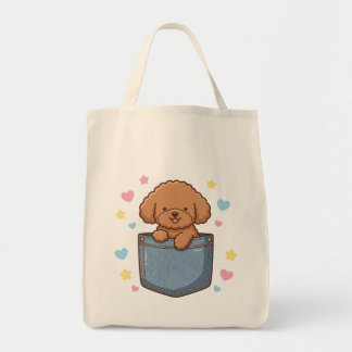 This is a poodle bag that makes going out more tote bag