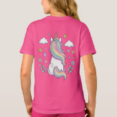 This is a T-shirt with a cute unicorn. (Achterkant)