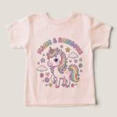 This is a T-shirt with a cute unicorn. (Design voorkant)