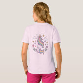 This is a T-shirt with a cute unicorn. (Achterkant volledig)