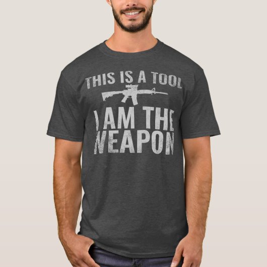 This is a Tool I Am Weapon Veterans T-shirt (Voorkant)