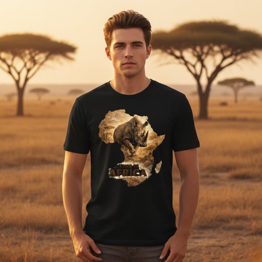 This Is Africa Rhino | African Pride Wildlife  Tri-Blend Shirt