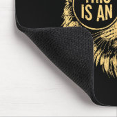 This Is An Outrage Funny Princess Cat Donut Gold W Muismat (Hoek)