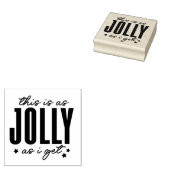 This is as Jolly as I get Rubberstempel (Gestempeld)