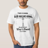 This Is Bob Knock Knock Joke T-shirt (Voorkant)