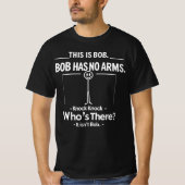 This Is Bob Knock Knock Joke T-shirt (Voorkant)