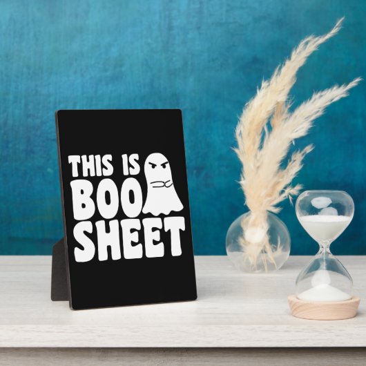 This Is Boo Sheet Ghost Funny Halloween Costume Fotoplaat (Zijkant)