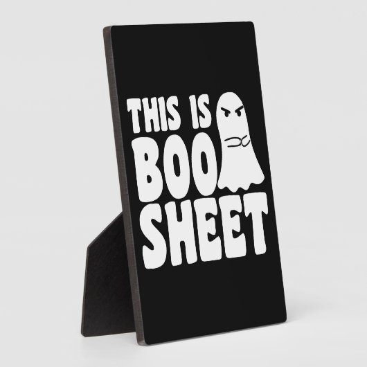 This Is Boo Sheet Ghost Funny Halloween Costume Fotoplaat (Zijkant)