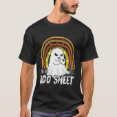 This is boo sheet ghost retro halloween costume me t-shirt (Voorkant)