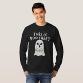 This Is Boo Sheet Ghost Retro Halloween Costume Me T-shirt (Voorkant volledig)