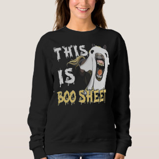 This Is Boo Sheet Horse Trui