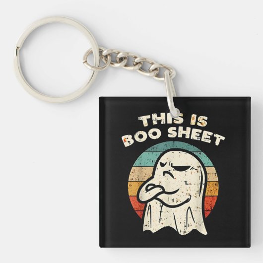 This is boo sheet sleutelhanger (voorkant)