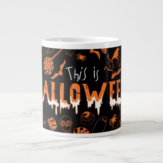 "This is Halloween – Spooky Style for the Bold🎃" Grote Koffiekop (Voorkant)