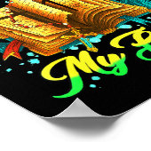 This Is How I Fight My Battles Insrational Christi Poster (Hoek)