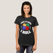 This Is How I Roll Bocce Ball Bocci Player Italian T-shirt (Voorkant volledig)